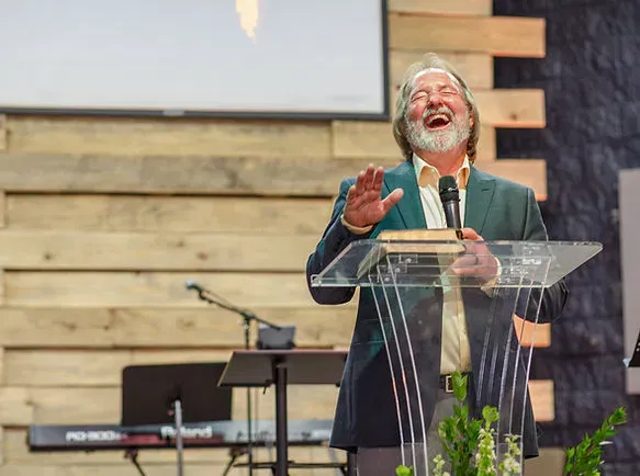 A joyful teaching moment during a Cornerstone Church gathering